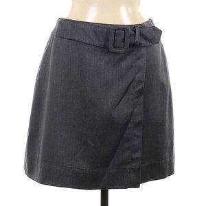 Banana Republic Gray Casual Skirt with Belt - Size 8